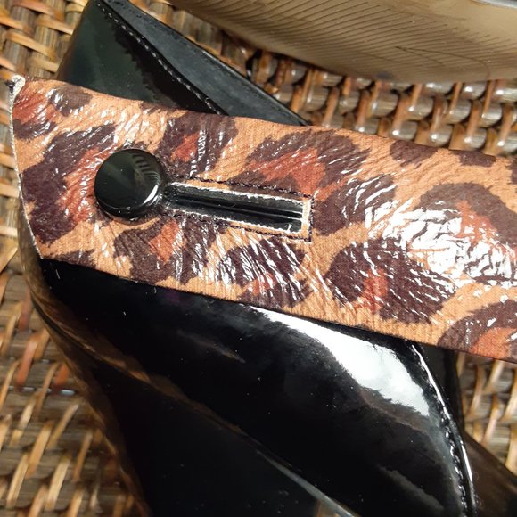 Franco Sarto 'Travis' cheetah strappy heels sz 10M - Picture 7 of 13